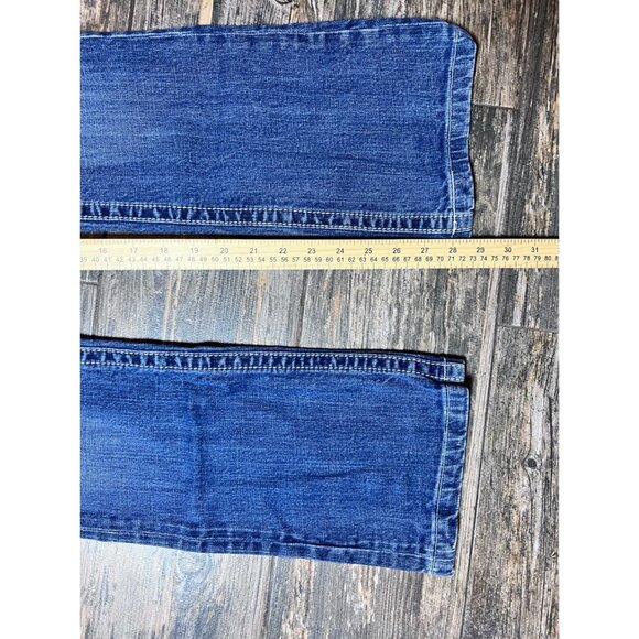 Miss Me Jeans JP5045 Size 28 Boot Cut Embellished Cross Dark Wash Low Rise Y2K - Picture 5 of 9